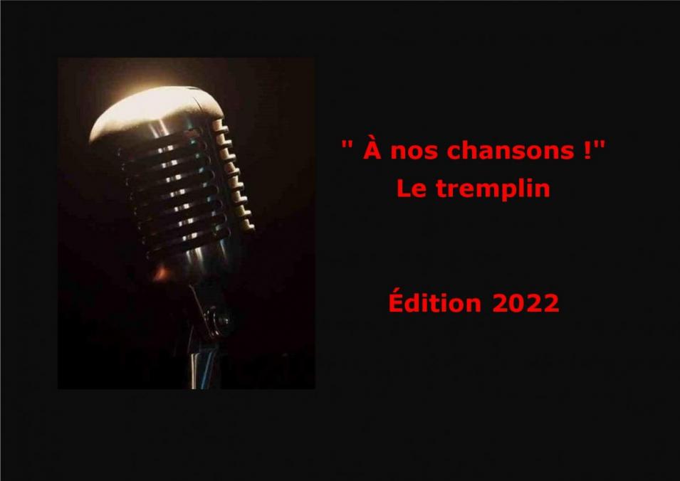 Finale du tremplin "à nos chansons !" édition 2022